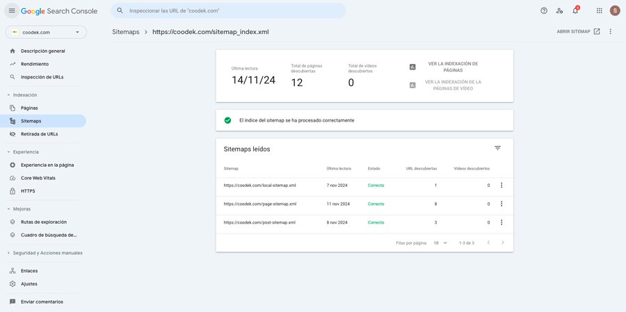 enviar sitemap a google