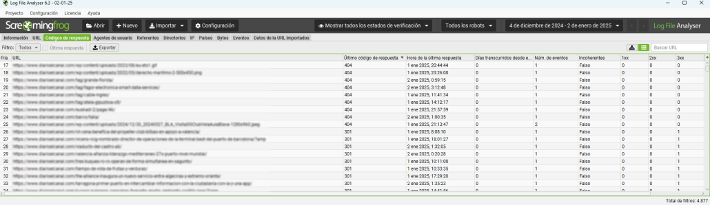 analizar logs servidor